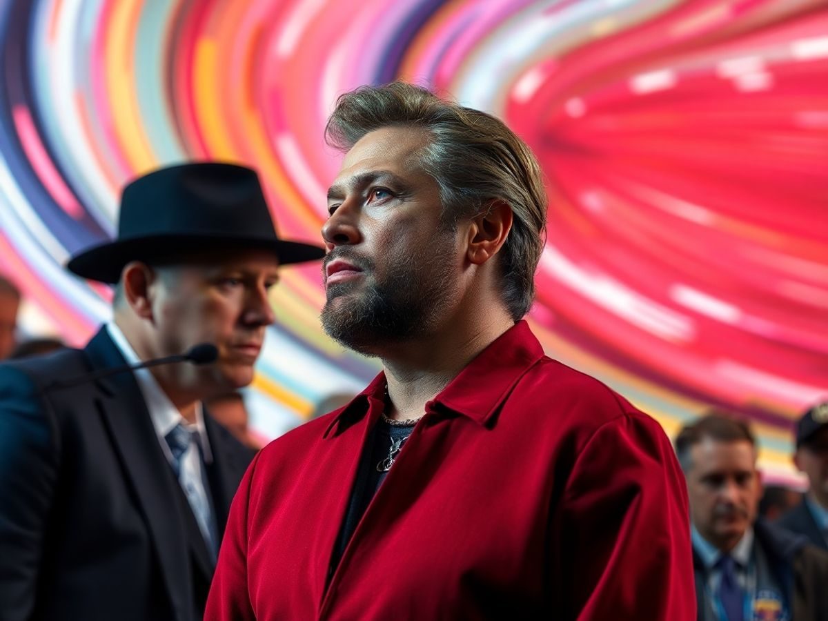 Vedete în fața unui zid de critici vizuale.