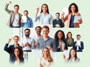 Oameni inspiraționali cu realizări multiple.