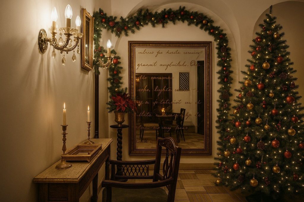 Eko Group Vila își dezvăluie eleganța nobiliară prin decorațiuni de Crăciun în stil interbelic ce armonizează expoziția Crăciunul anilor ’30 1 Eko Group Vila își dezvăluie eleganța nobiliară prin decorațiuni de Crăciun în stil interbelic ce armonizează expoziția Crăciunul anilor ’30